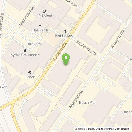 Standortübersicht der Tankstelle eze.network GmbH in 70496 Stuttgart