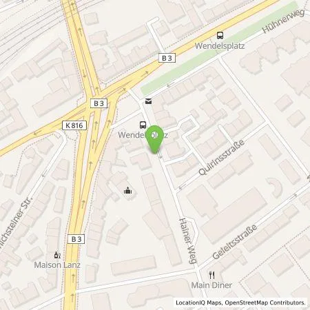 Standortübersicht der Tankstelle eze.network GmbH in 60599 Frankfurt am Main