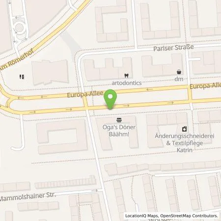 Standortübersicht der Tankstelle eze.network GmbH in 60486 Frankfurt am Main