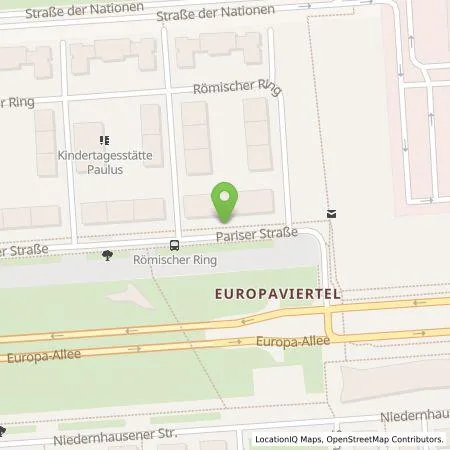 Standortübersicht der Tankstelle eze.network GmbH in 60486 Frankfurt am Main