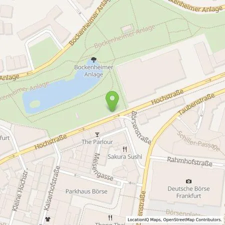 Standortübersicht der Tankstelle eze.network GmbH in 60313 Frankfurt am Main