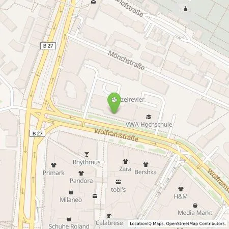 Standortübersicht der Tankstelle eze.network GmbH in 70191 Stuttgart