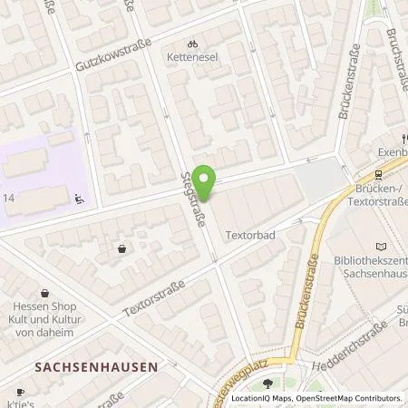 Standortübersicht der Tankstelle eze.network GmbH in 60594 Frankfurt am Main