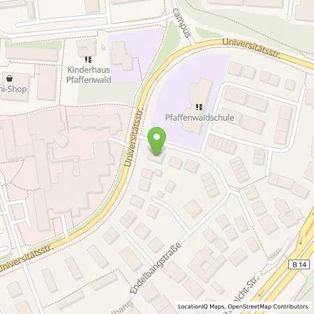 Standortübersicht der Tankstelle eze.network GmbH in 70569 Stuttgart