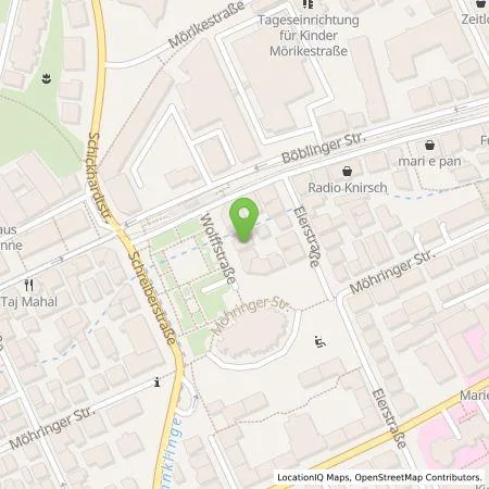 Standortübersicht der Tankstelle eze.network GmbH in 70199 Stuttgart