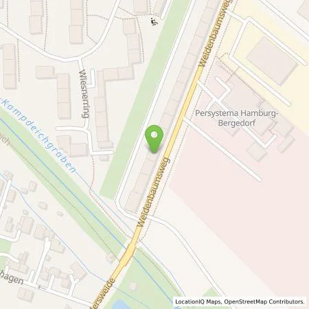Standortübersicht der Tankstelle eze.network GmbH in 21035 Hamburg
