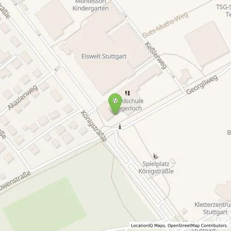 Standortübersicht der Tankstelle eze.network GmbH in 70597 Stuttgart