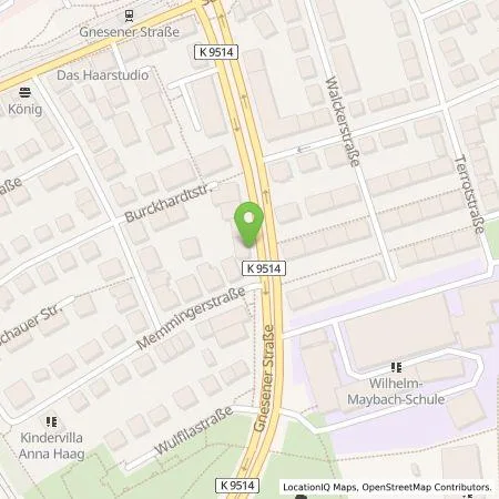 Standortübersicht der Tankstelle eze.network GmbH in 70374 Stuttgart