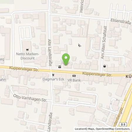 Standortübersicht der Tankstelle eze.network GmbH in 51373 Leverkusen