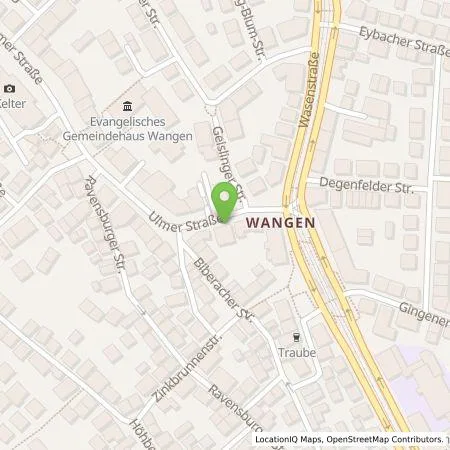 Standortübersicht der Tankstelle eze.network GmbH in 70327 Stuttgart