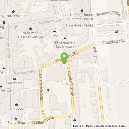 Standortübersicht der Tankstelle eze.network GmbH in 51379 Leverkusen