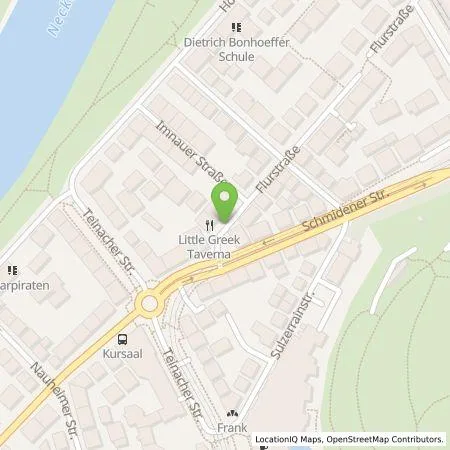 Standortübersicht der Tankstelle eze.network GmbH in 70372 Stuttgart