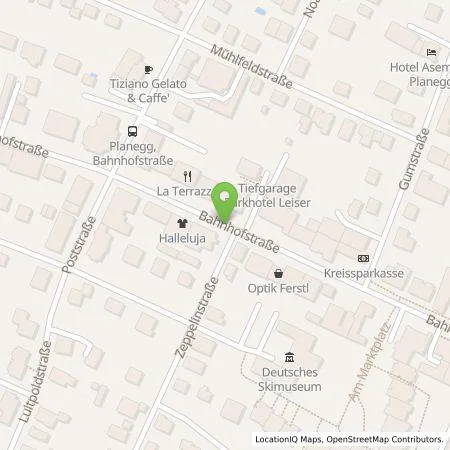 Standortübersicht der Tankstelle eze.network GmbH in 82152 Planegg