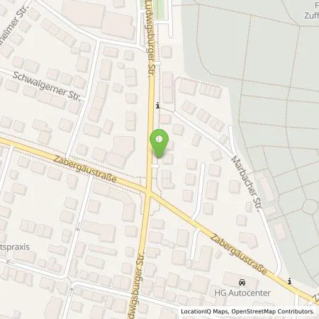 Standortübersicht der Tankstelle eze.network GmbH in 70435 Stuttgart