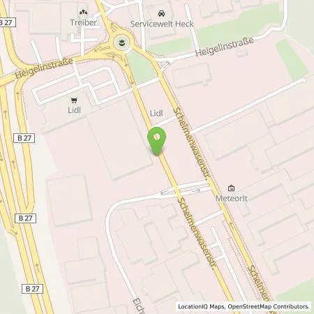 Standortübersicht der Tankstelle eze.network GmbH in 70567 Stuttgart