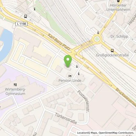 Standortübersicht der Tankstelle eze.network GmbH in 70327 Stuttgart