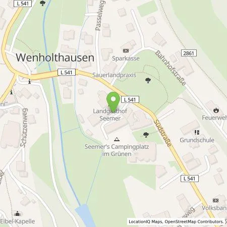 Standortübersicht der Tankstelle iQma energy GmbH & Co.KG in 59889 Eslohe (Sauerland)