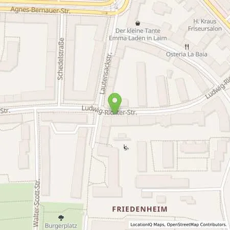 Standortübersicht der Tankstelle SWM Versorgungs GmbH in 80687 München