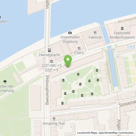 Standortübersicht der Tankstelle Evry Operations GmbH in 47051 Duisburg