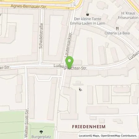 Standortübersicht der Tankstelle SWM Versorgungs GmbH in 80687 München