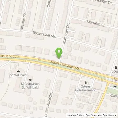 Standortübersicht der Tankstelle SWM Versorgungs GmbH in 80687 München