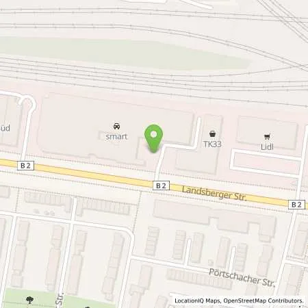 Standortübersicht der Tankstelle Mercedes- Benz AG - Niederlassung München in 80687 München