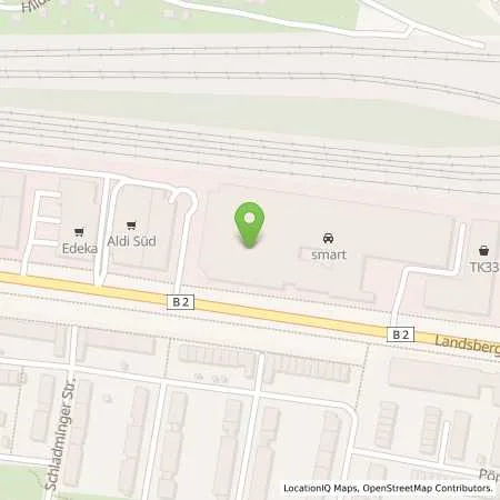 Standortübersicht der Tankstelle Mercedes- Benz AG - Niederlassung München in 80687 München