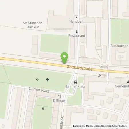 Standortübersicht der Tankstelle SWM Versorgungs GmbH in 80689 München