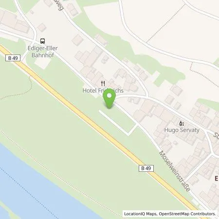 Standortübersicht der Tankstelle Ortsgemeinde Ediger-Eller in 56814 Ediger-Eller