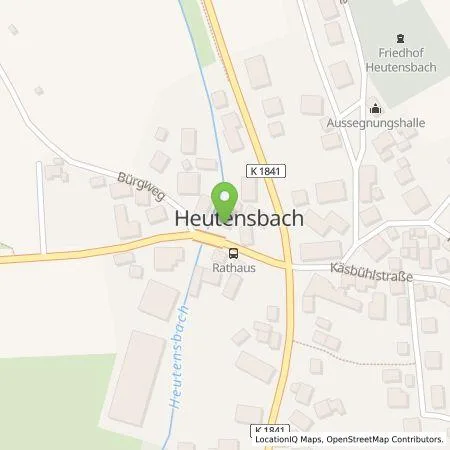 Standortübersicht der Tankstelle Gemeinde Allmersbach im Tal in 71573 Allmersbach im Tal