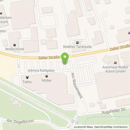 Standortübersicht der Tankstelle Stadtwerk Haßfurt GmbH in 97437 Haßfurt