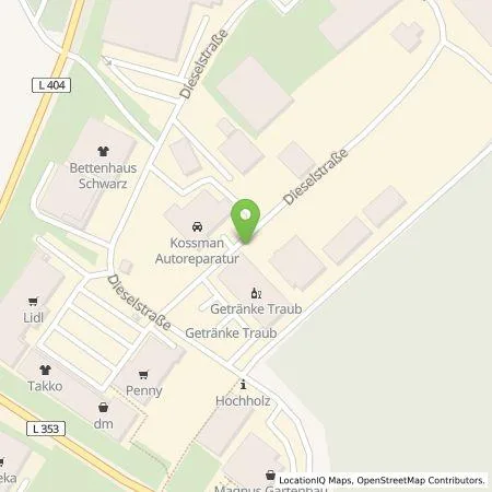 Standortübersicht der Tankstelle WeilerWärme eg in 72285 Pfalzgrafenweiler