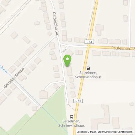 Standortübersicht der Tankstelle Otto Blötz GmbH & Co.KG in 39218 Schönebeck