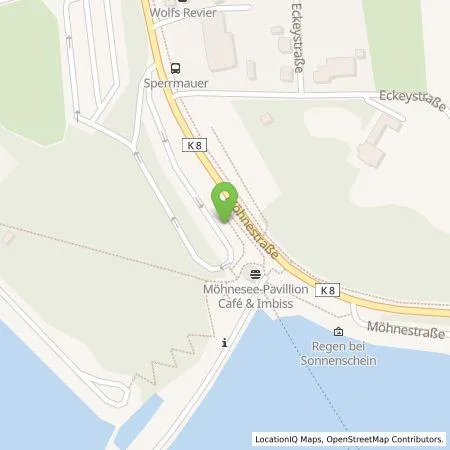 Standortübersicht der Tankstelle stadtraum Gesellschaft für Raumplanung, Städtebau & Verkehrstechnik mbH in 59519 Möhnesee