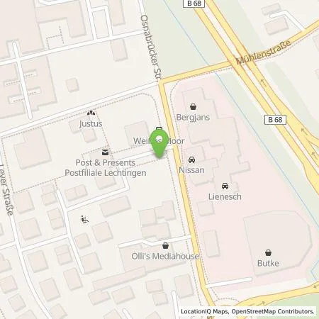 Standortübersicht der Tankstelle Gemeinde Wallenhorst in 49134 Wallenhorst