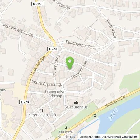 Standortübersicht der Tankstelle Stadt Neudenau in 74861 Neudenau