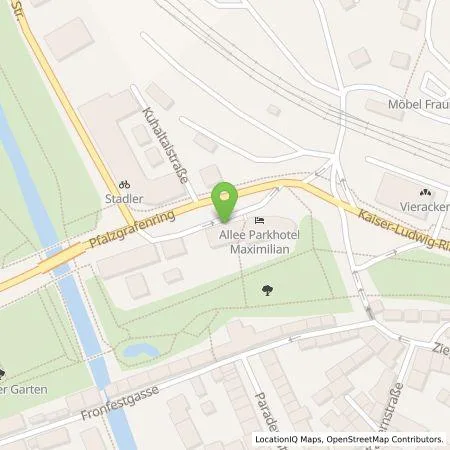 Standortübersicht der Tankstelle Stadtwerke Amberg Bäder und Park GmbH in 92224 Amberg