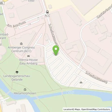 Standortübersicht der Tankstelle Stadtwerke Amberg Bäder und Park GmbH in 92224 Amberg