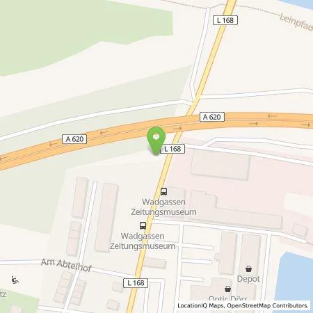 Standortübersicht der Tankstelle Gemeindewerke Wadgassen GmbH in 66787 Wadgassen