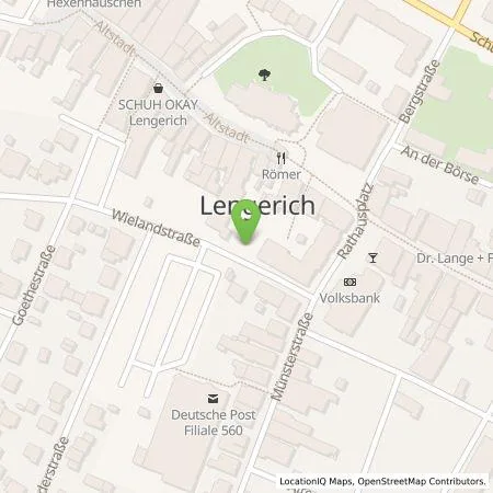 Standortübersicht der Tankstelle Stadtwerke Lengerich GmbH in 49525 Lengerich