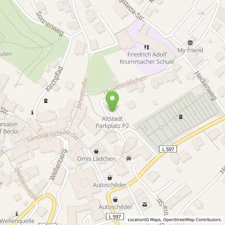 Standortübersicht der Tankstelle Stadtwerke Lengerich GmbH in 49545 Tecklenburg