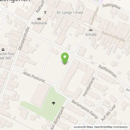 Standortübersicht der Tankstelle Stadtwerke Lengerich GmbH in 49525 Lengerich