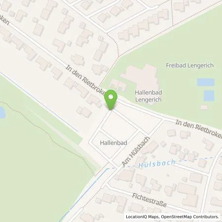 Standortübersicht der Tankstelle Stadtwerke Lengerich GmbH in 49525 Lengerich