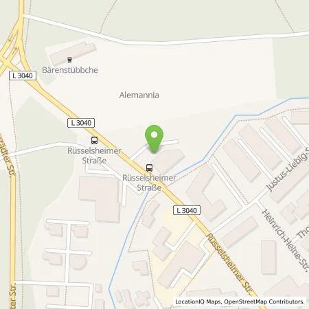 Standortübersicht der Tankstelle Horst Hack GmbH in 64569 Nauheim