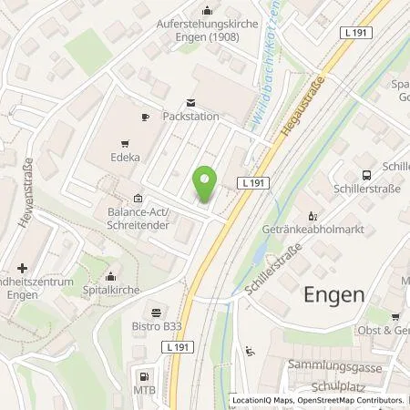 Standortübersicht der Tankstelle Stadtwerke Engen GmbH in 78234 Engen