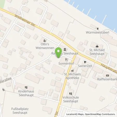 Standortübersicht der Tankstelle HOTEL GARNI STERFF in 82402 Seeshaupt