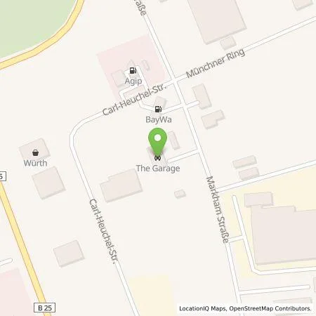 Standortübersicht der Tankstelle BayWa Mobility Solutions GmbH in 86720 Nördlingen