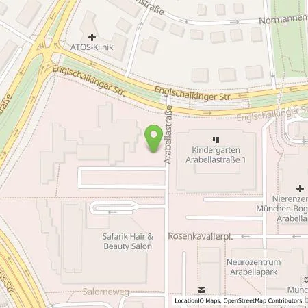 Standortübersicht der Tankstelle BayWa Mobility Solutions GmbH in 81925 München