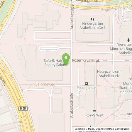 Standortübersicht der Tankstelle BayWa Mobility Solutions GmbH in 81925 München