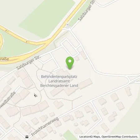 Standortübersicht der Tankstelle Sparkasse Berchtesgadener Land in 83435 Bad Reichenhall